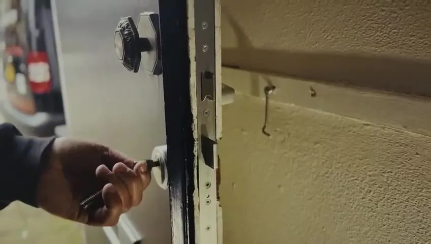 Sleutel in een nieuw cilinderslot